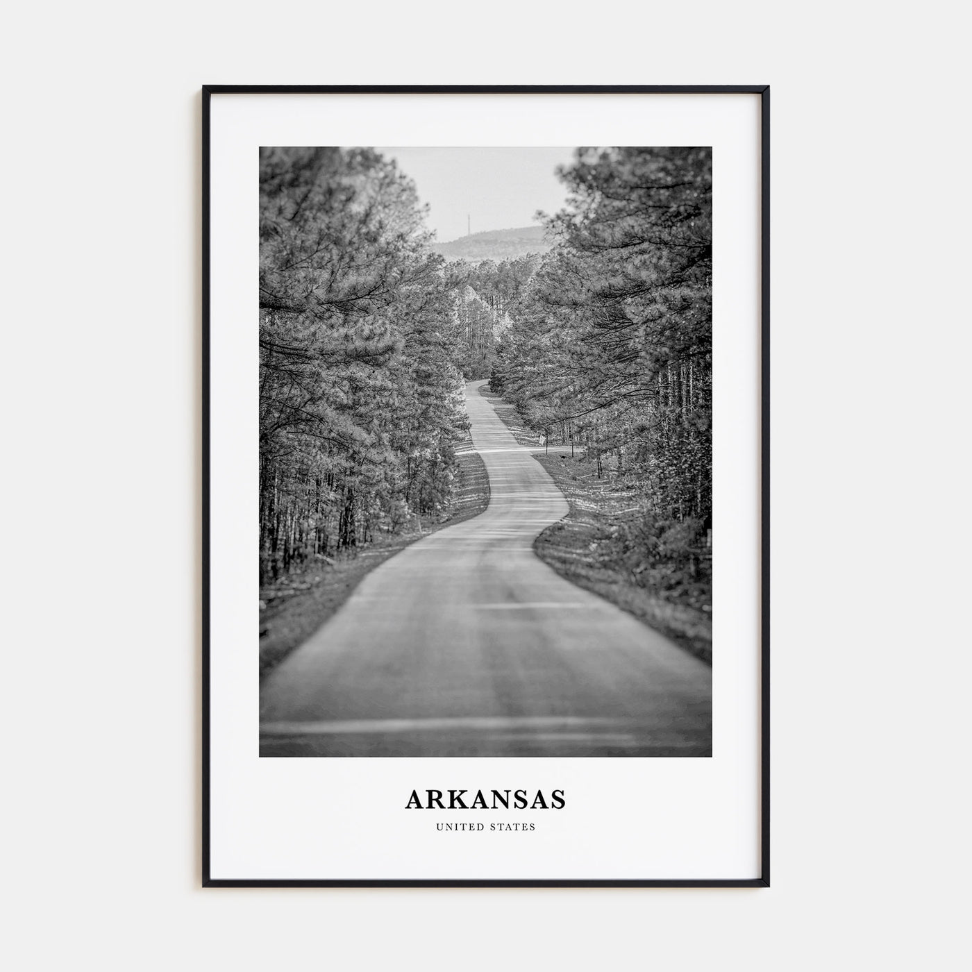 Arkansas Portrait B&W No 2 Poster