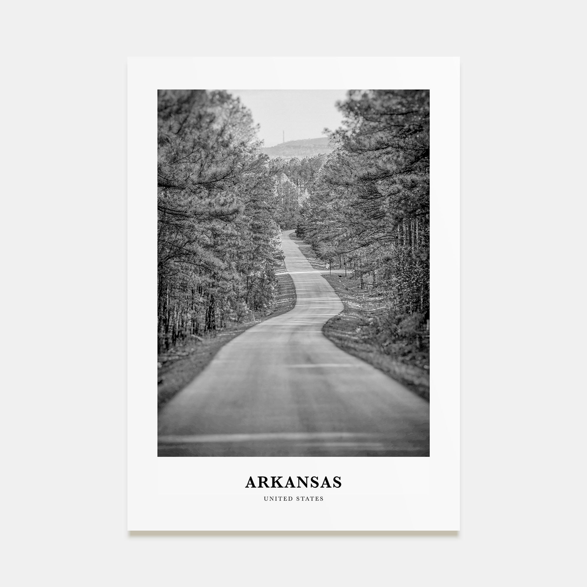 Arkansas Portrait B&W No 2 Poster