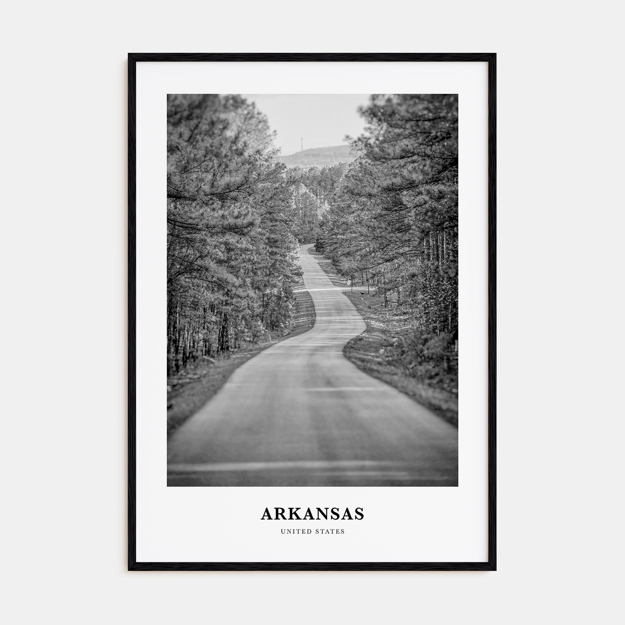 Arkansas Portrait B&W No 2 Poster