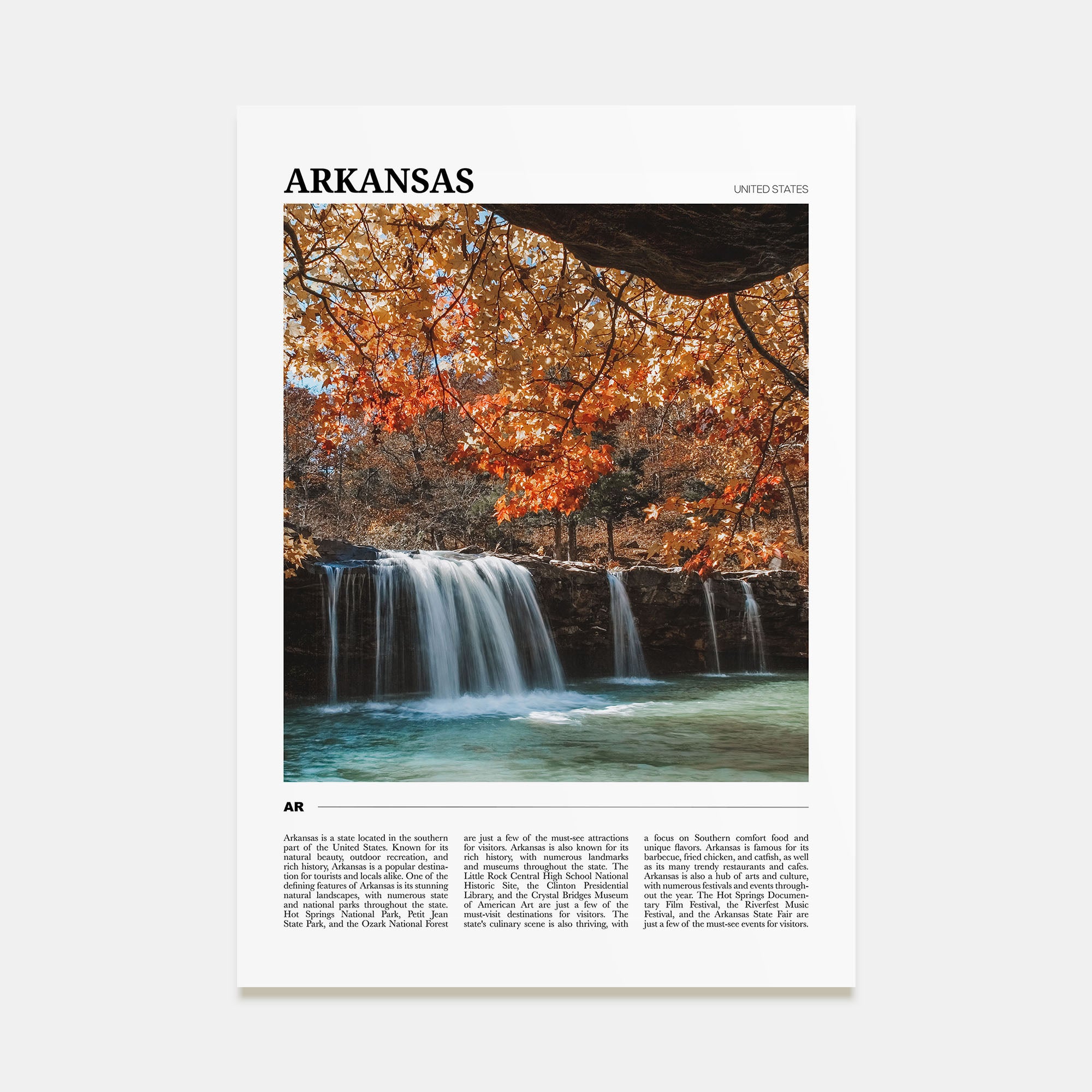 Arkansas Travel Color Poster