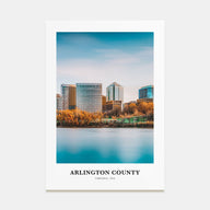 Arlington County, Virginia Portrait Color Poster