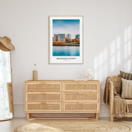 Arlington County, Virginia Portrait Color Poster