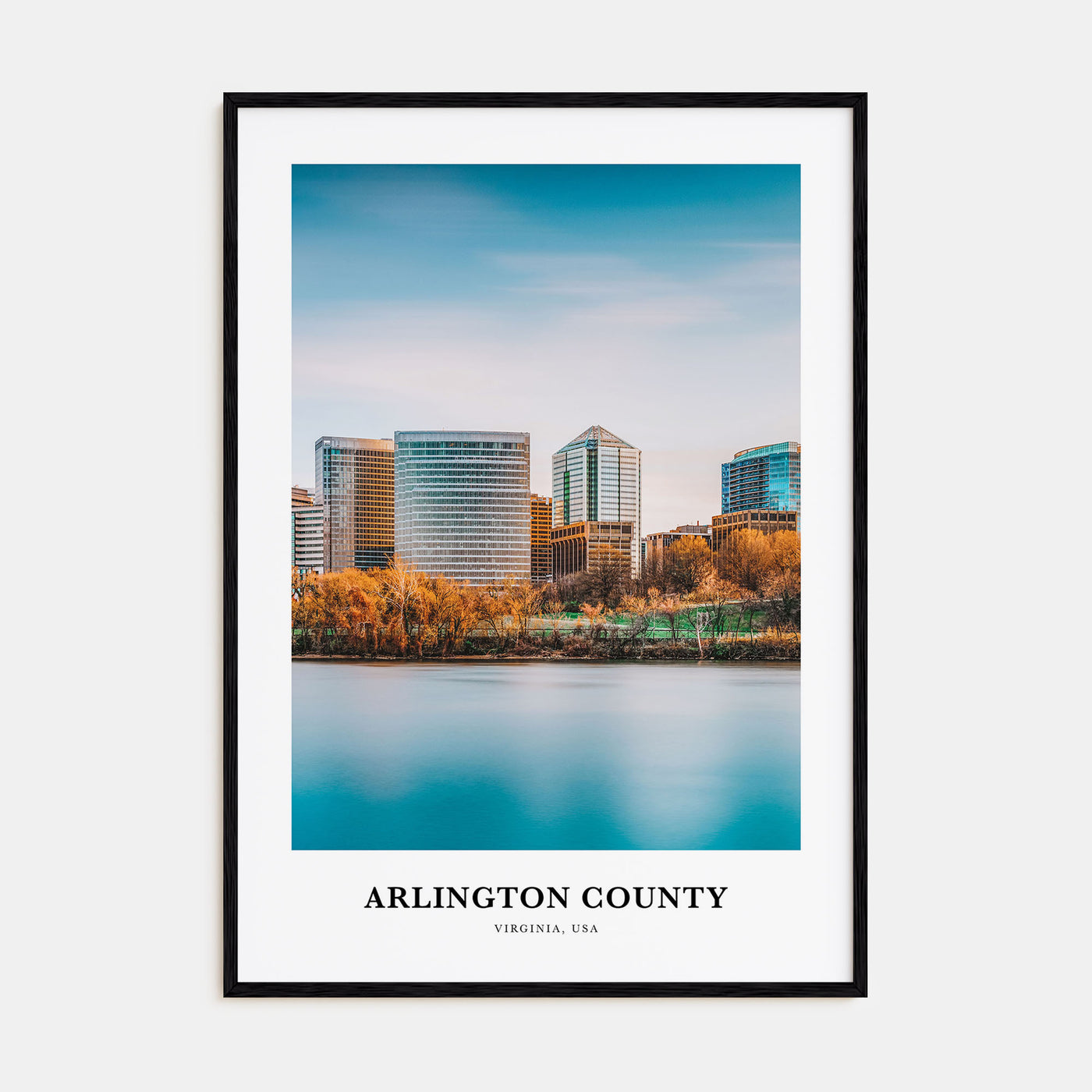 Arlington County, Virginia Portrait Color Poster