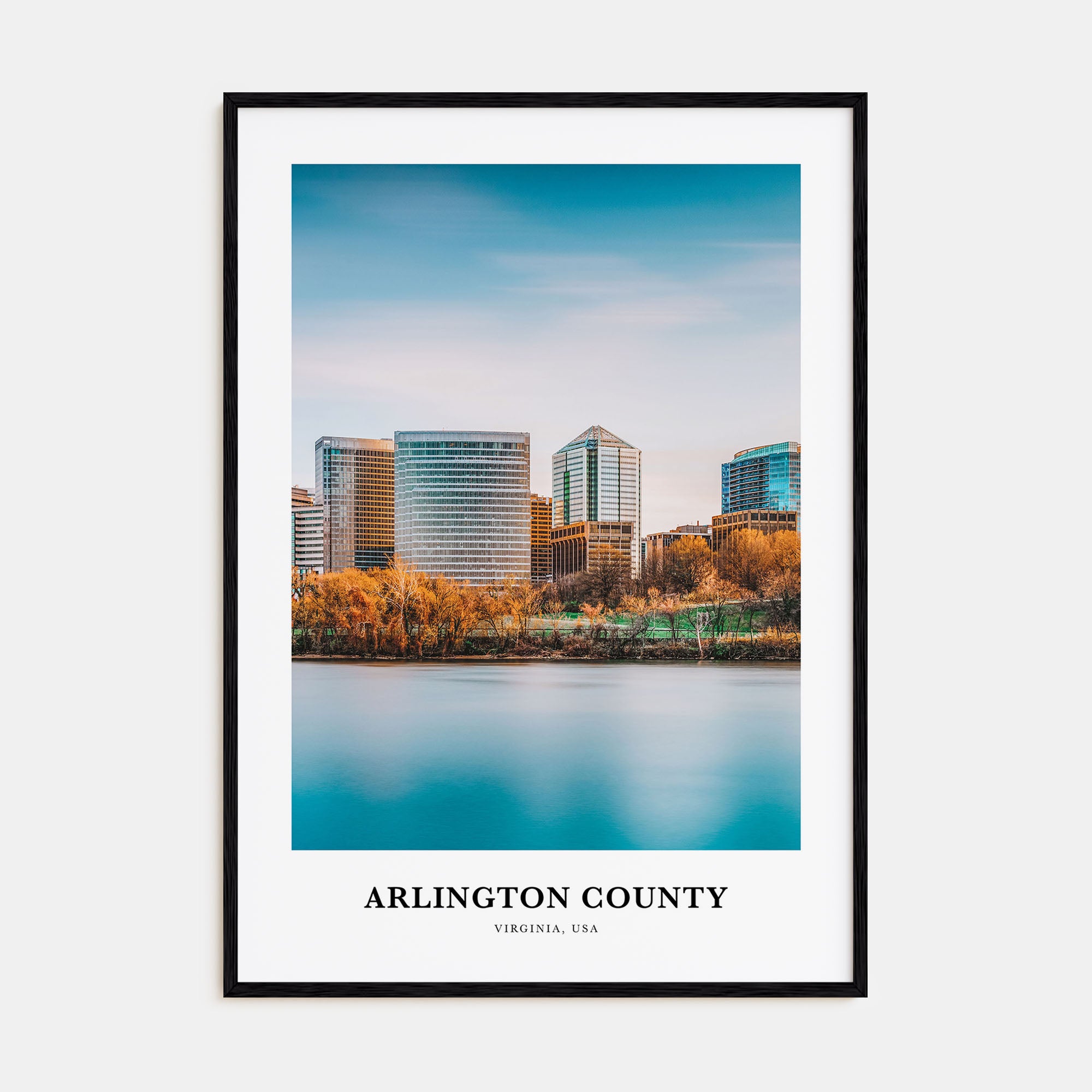 Arlington County, Virginia Portrait Color Poster