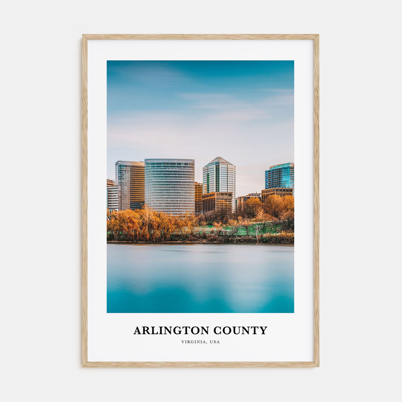 Arlington County, Virginia Portrait Color Poster
