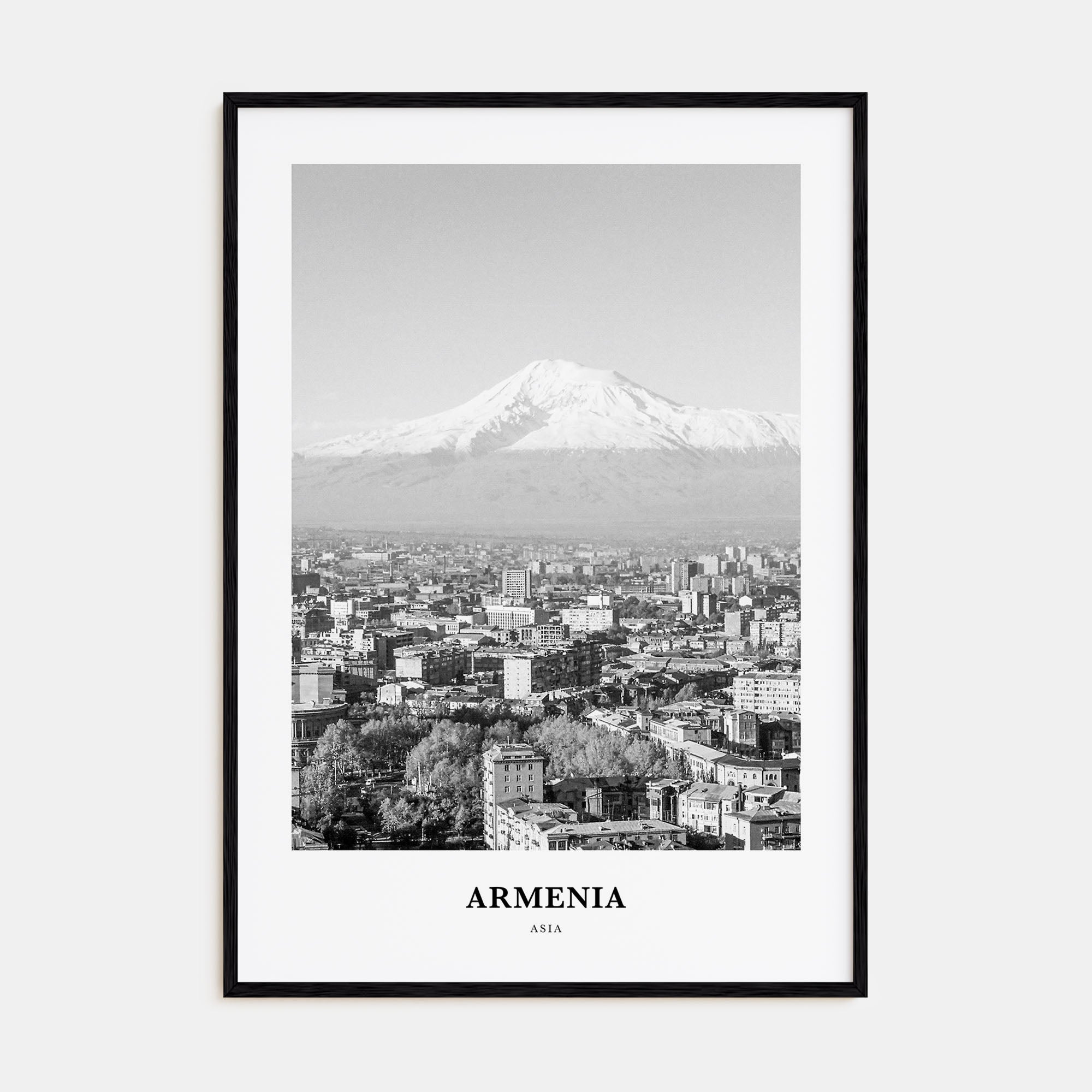Armenia Portrait B&W Poster