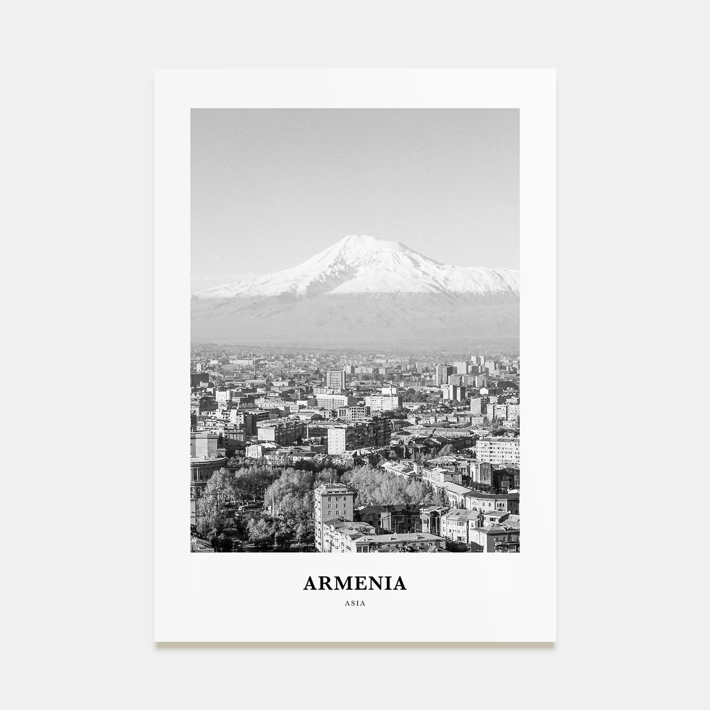 Armenia Portrait B&W Poster