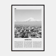 Armenia Travel B&W Poster