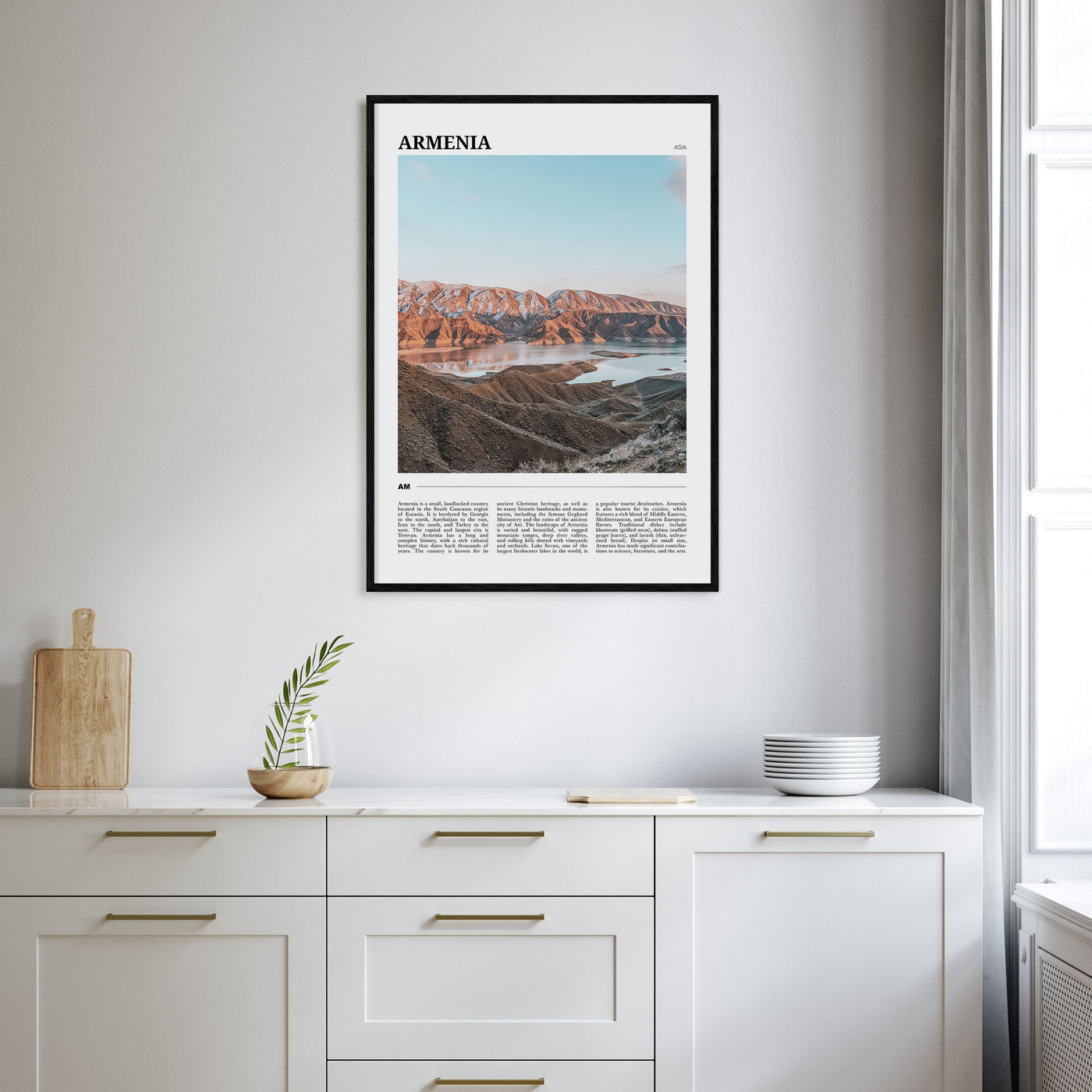 Armenia Travel Color Poster