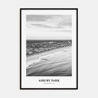Asbury Park Portrait B&W Poster