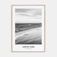 Asbury Park Portrait B&W Poster