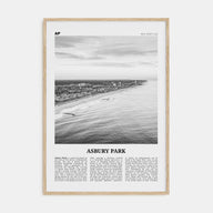 Asbury Park Travel B&W Poster