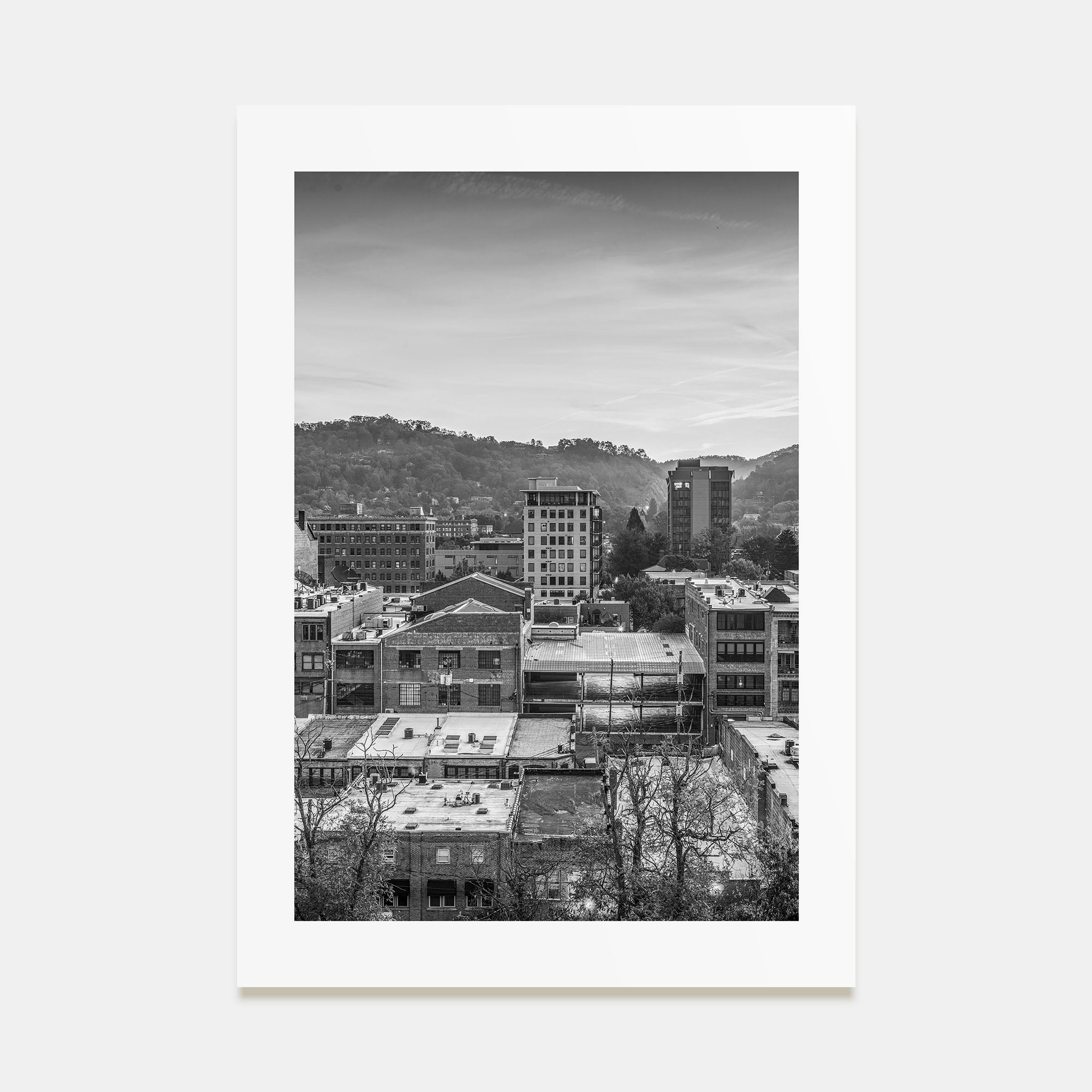 Asheville Photo B&W Poster