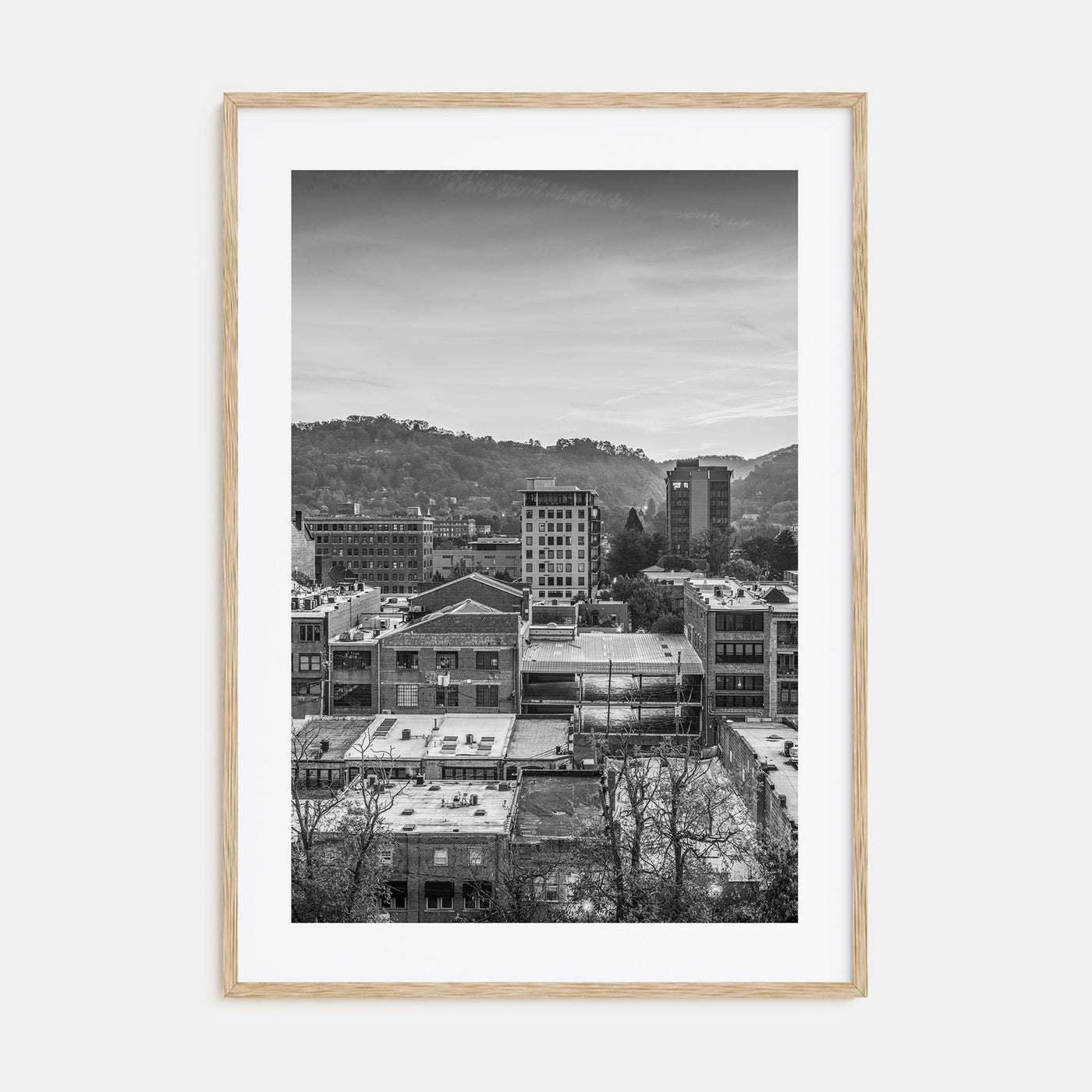 Asheville Photo B&W Poster