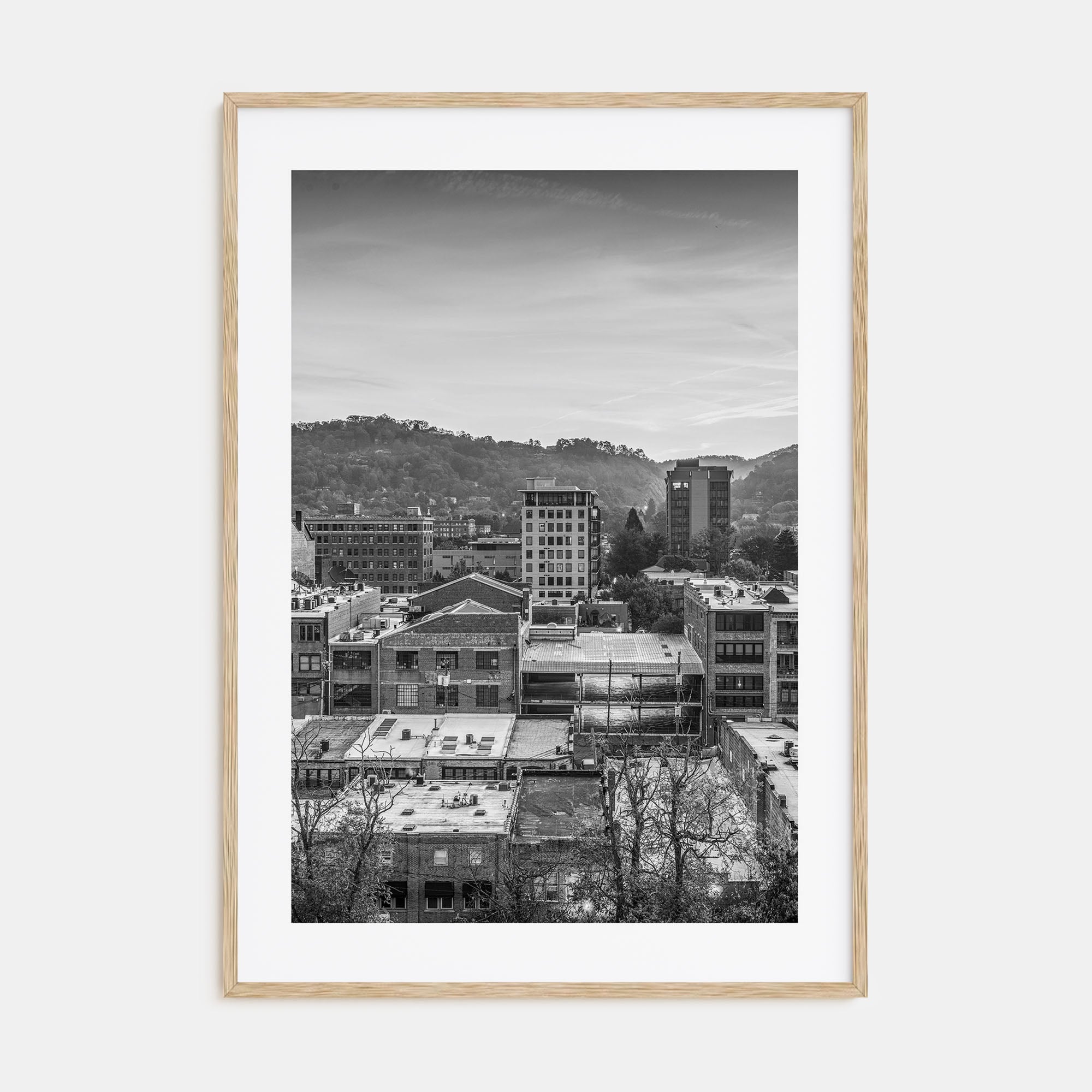 Asheville Photo B&W Poster