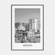 Asheville Portrait B&W No 1 Poster