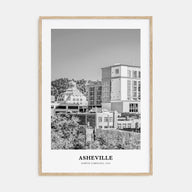 Asheville Portrait B&W No 1 Poster