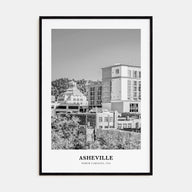 Asheville Portrait B&W No 1 Poster