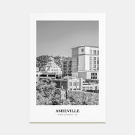 Asheville Portrait B&W No 1 Poster