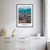 Asheville Portrait Color Poster