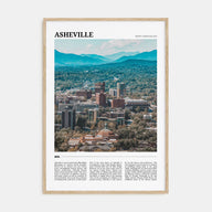 Asheville Travel Color Poster