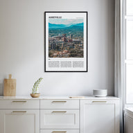 Asheville Travel Color Poster