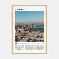 Ashgabat Travel Color Poster