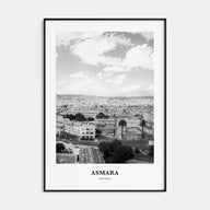 Asmara Portrait B&W Poster