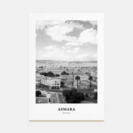 Asmara Portrait B&W Poster