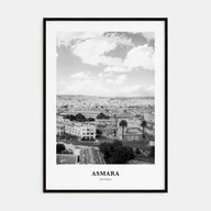 Asmara Portrait B&W Poster