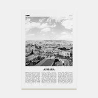 Asmara Travel B&W Poster