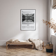 Aspen Travel B&W Poster