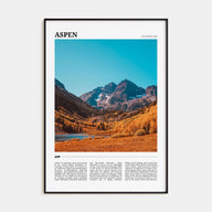 Aspen Travel Color Poster