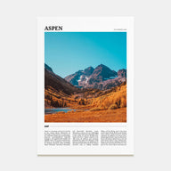 Aspen Travel Color Poster