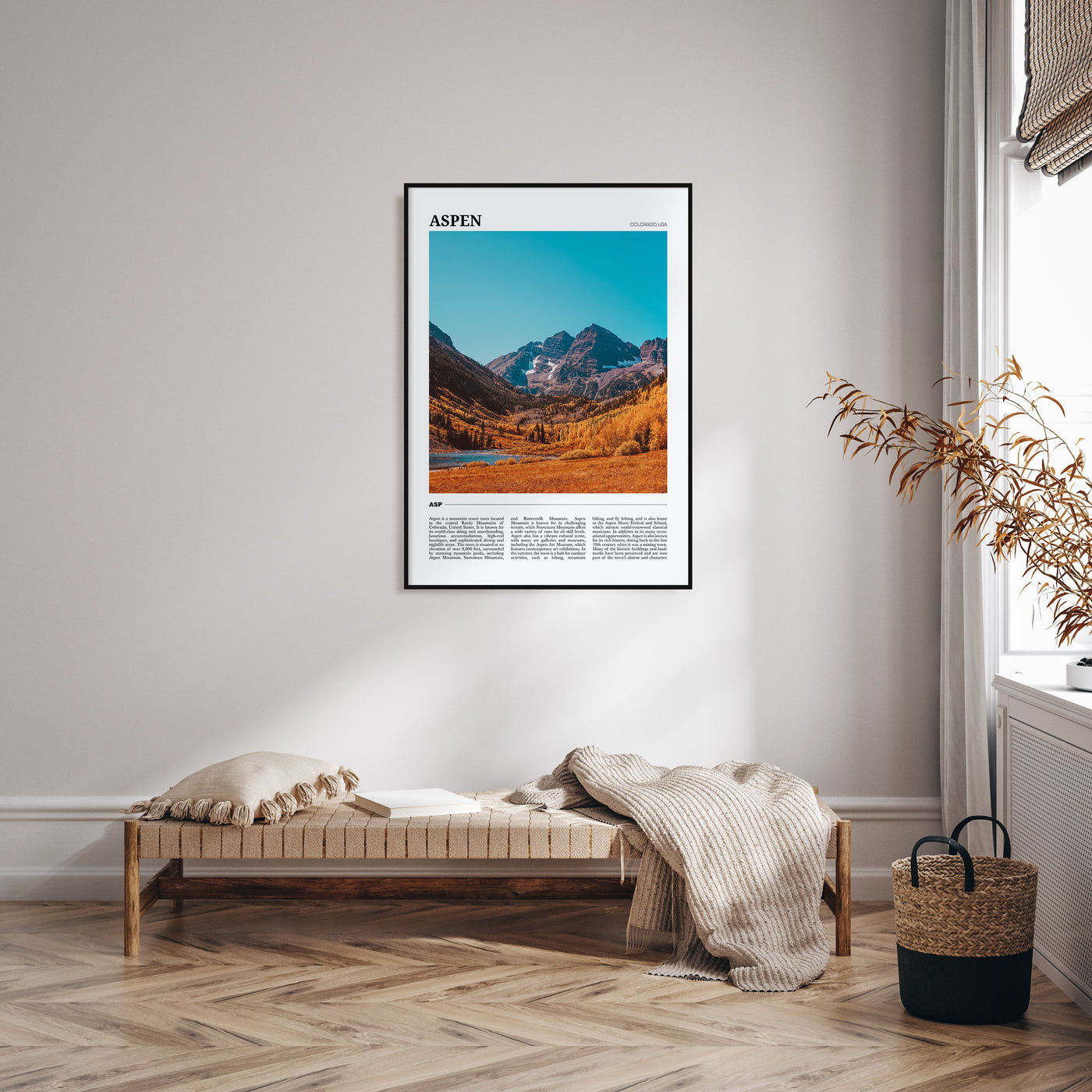 Aspen Travel Color Poster