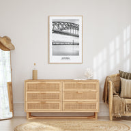 Astoria, New York Portrait B&W Poster