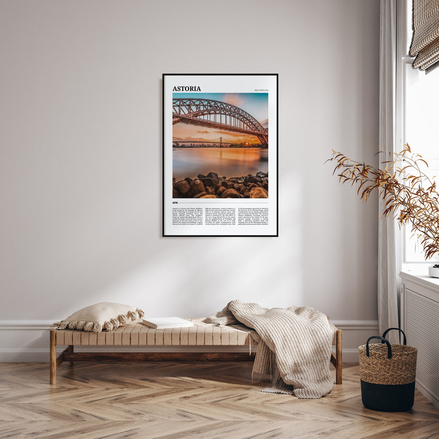 Astoria, New York Travel Color Poster