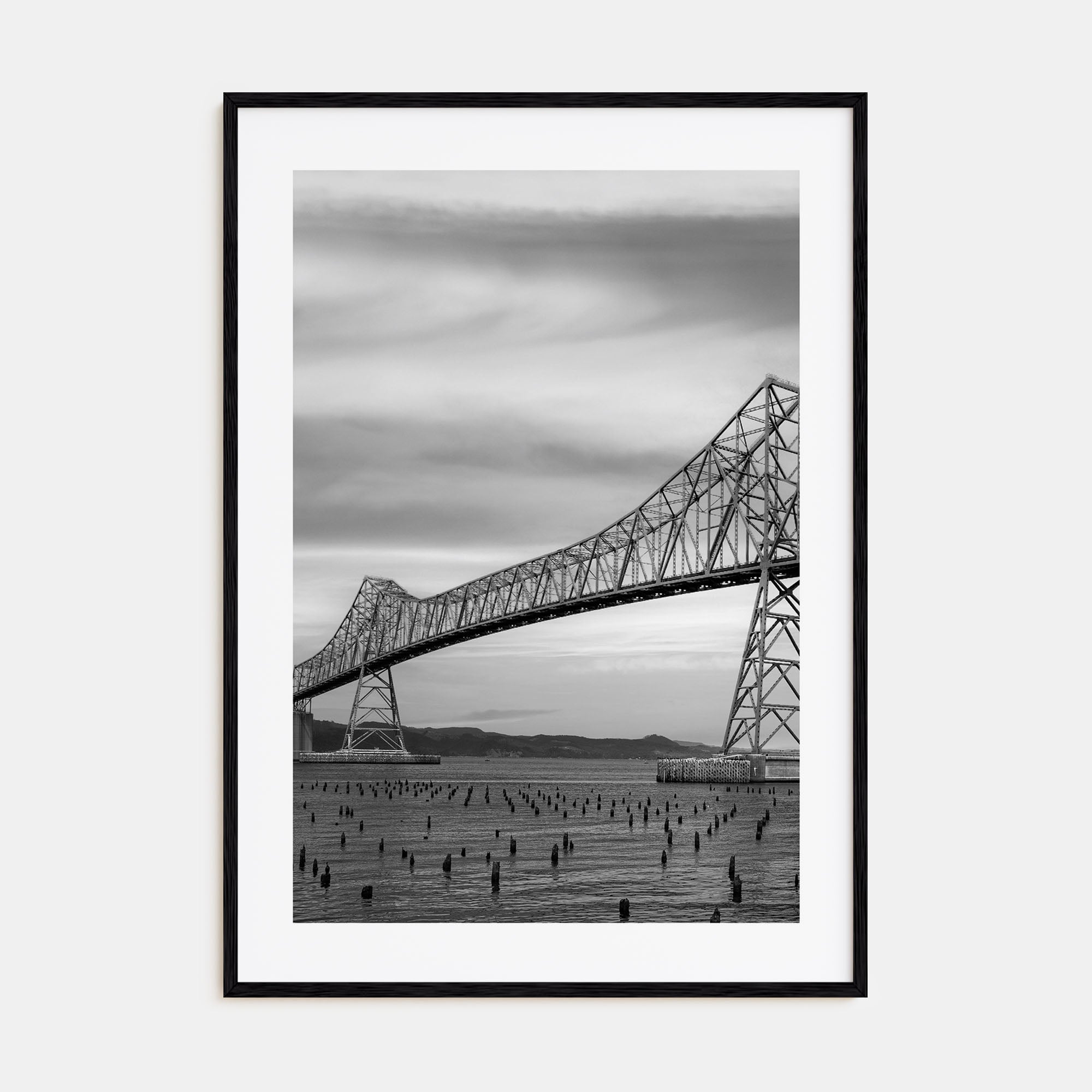 Astoria, Oregon Photo B&W No 1 Poster