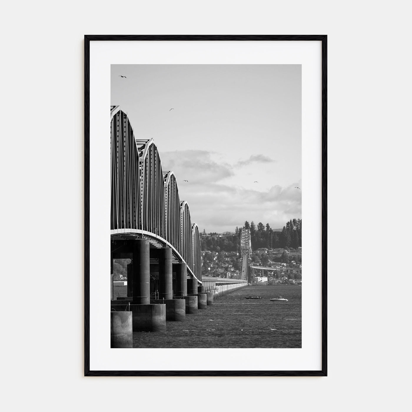 Astoria, Oregon Photo B&W No 2 Poster