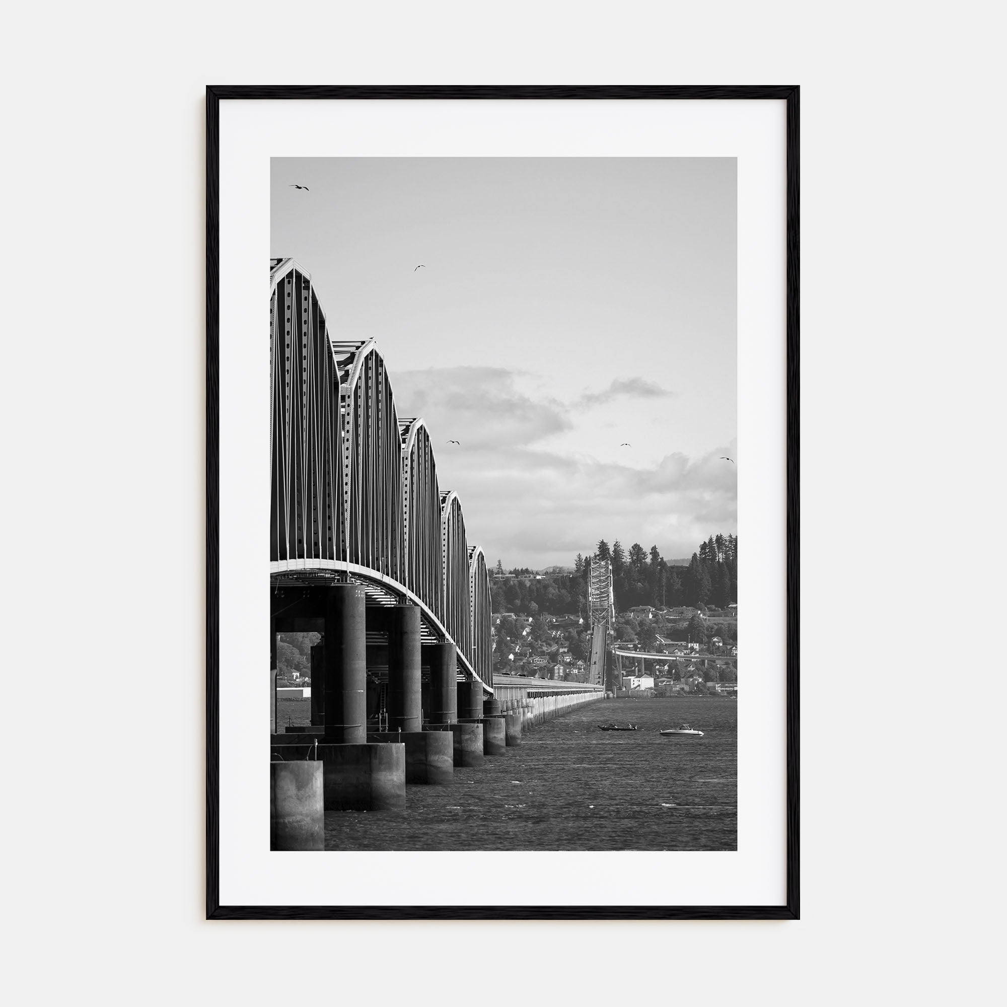 Astoria, Oregon Photo B&W No 2 Poster