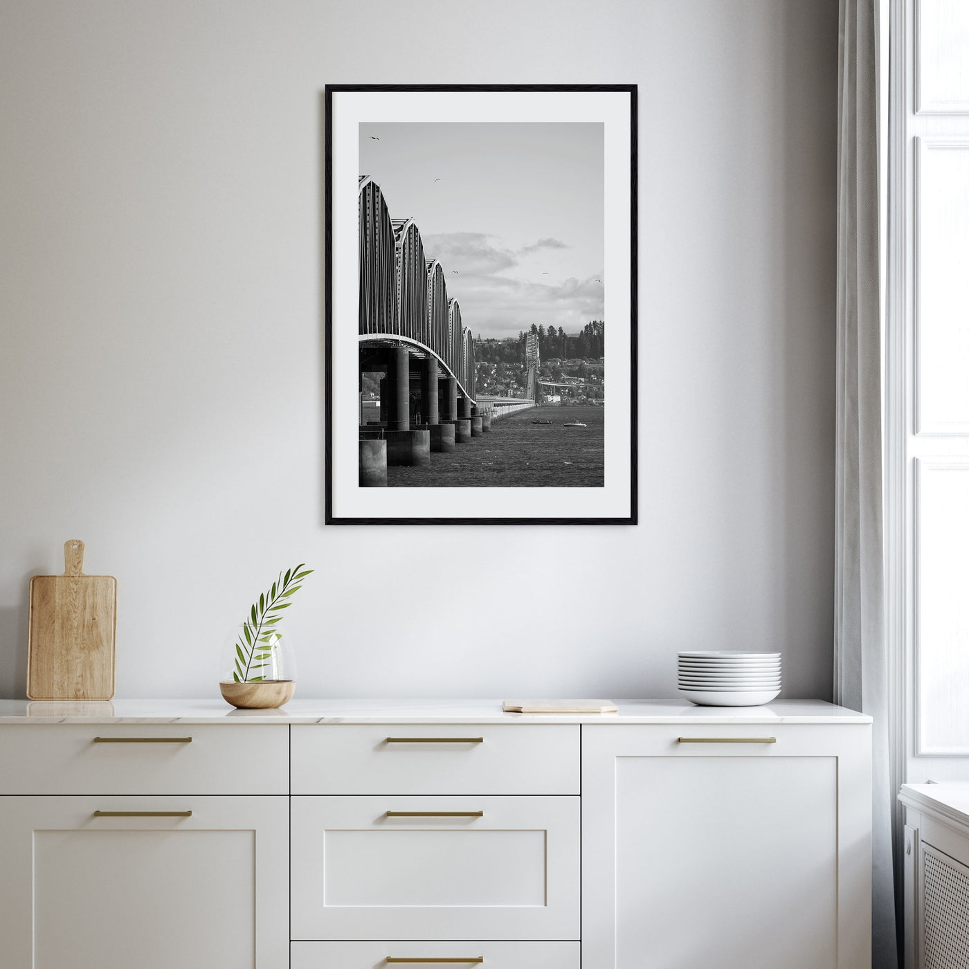 Astoria, Oregon Photo B&W No 2 Poster