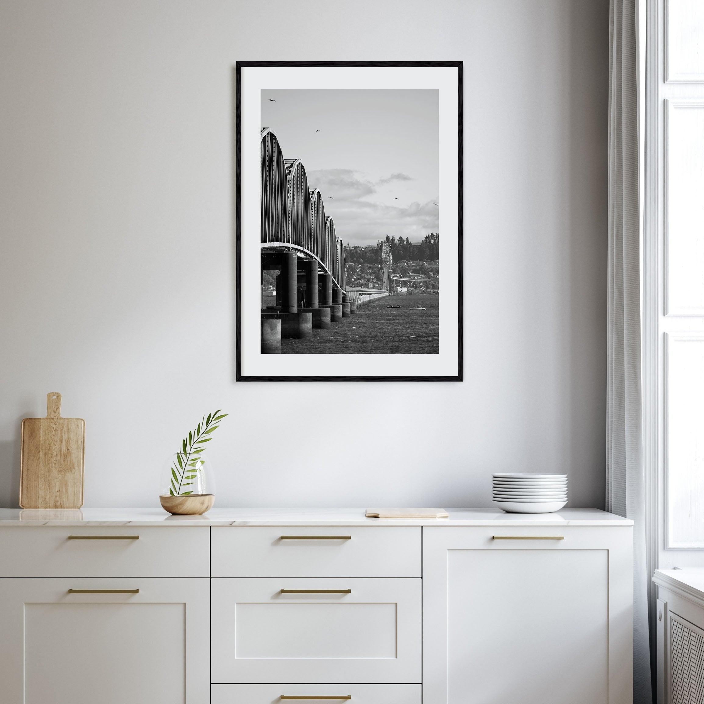 Astoria, Oregon Photo B&W No 2 Poster