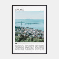Astoria, Oregon Travel Color Poster