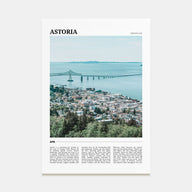 Astoria, Oregon Travel Color Poster