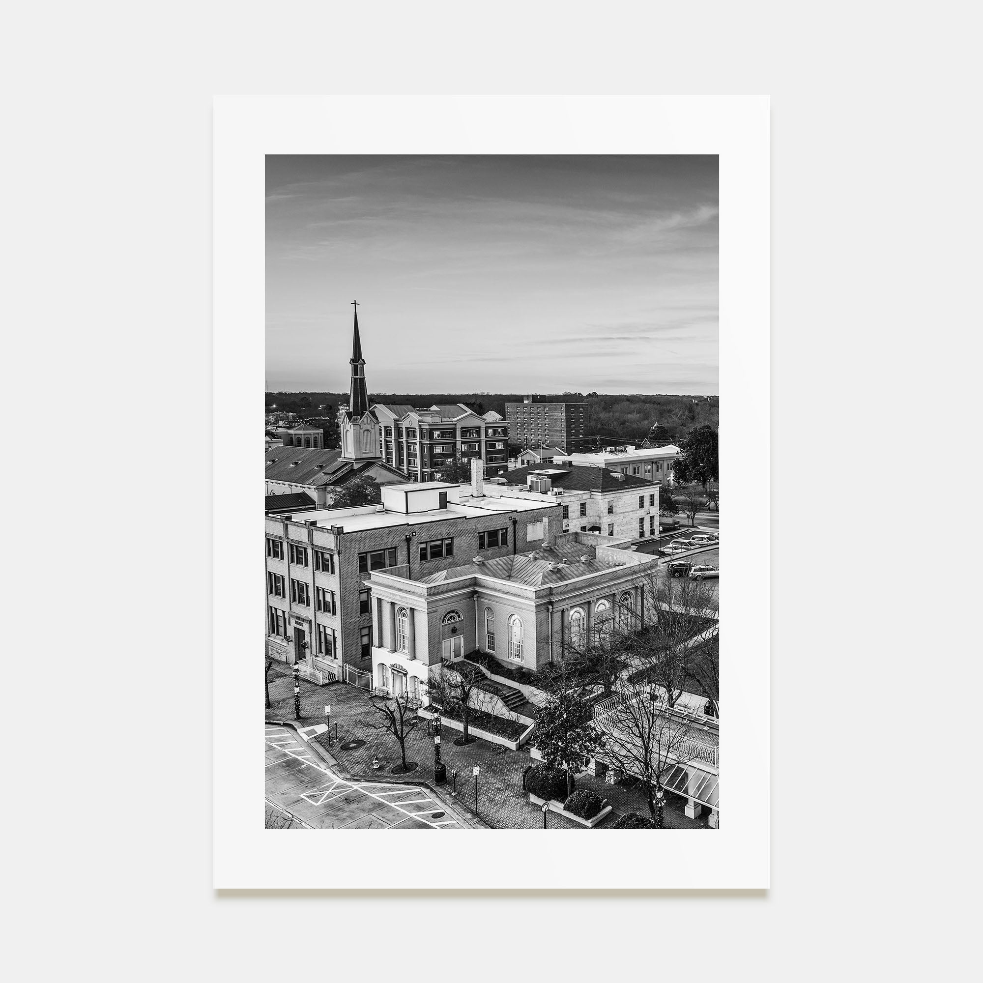 Athens, Georgia Photo B&W Poster