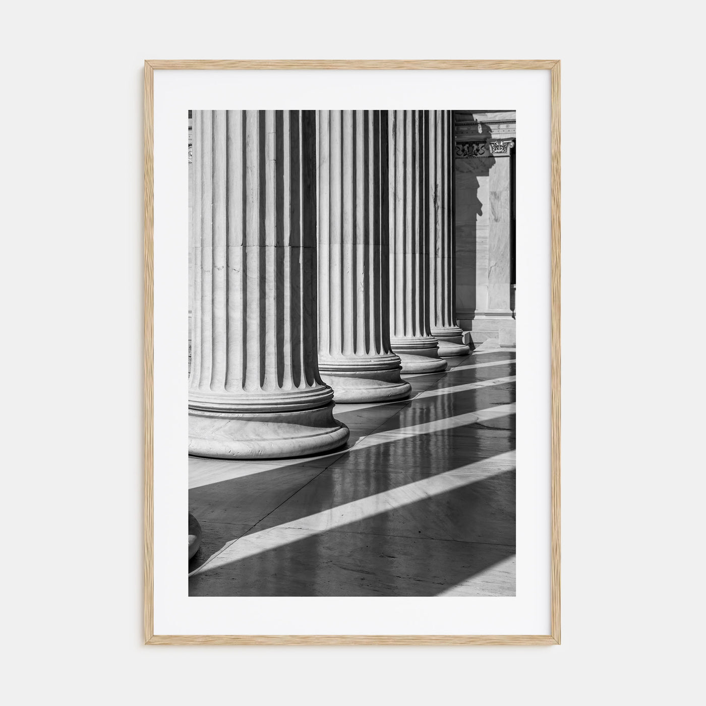 Athens, Greece Photo B&W No 2 Poster