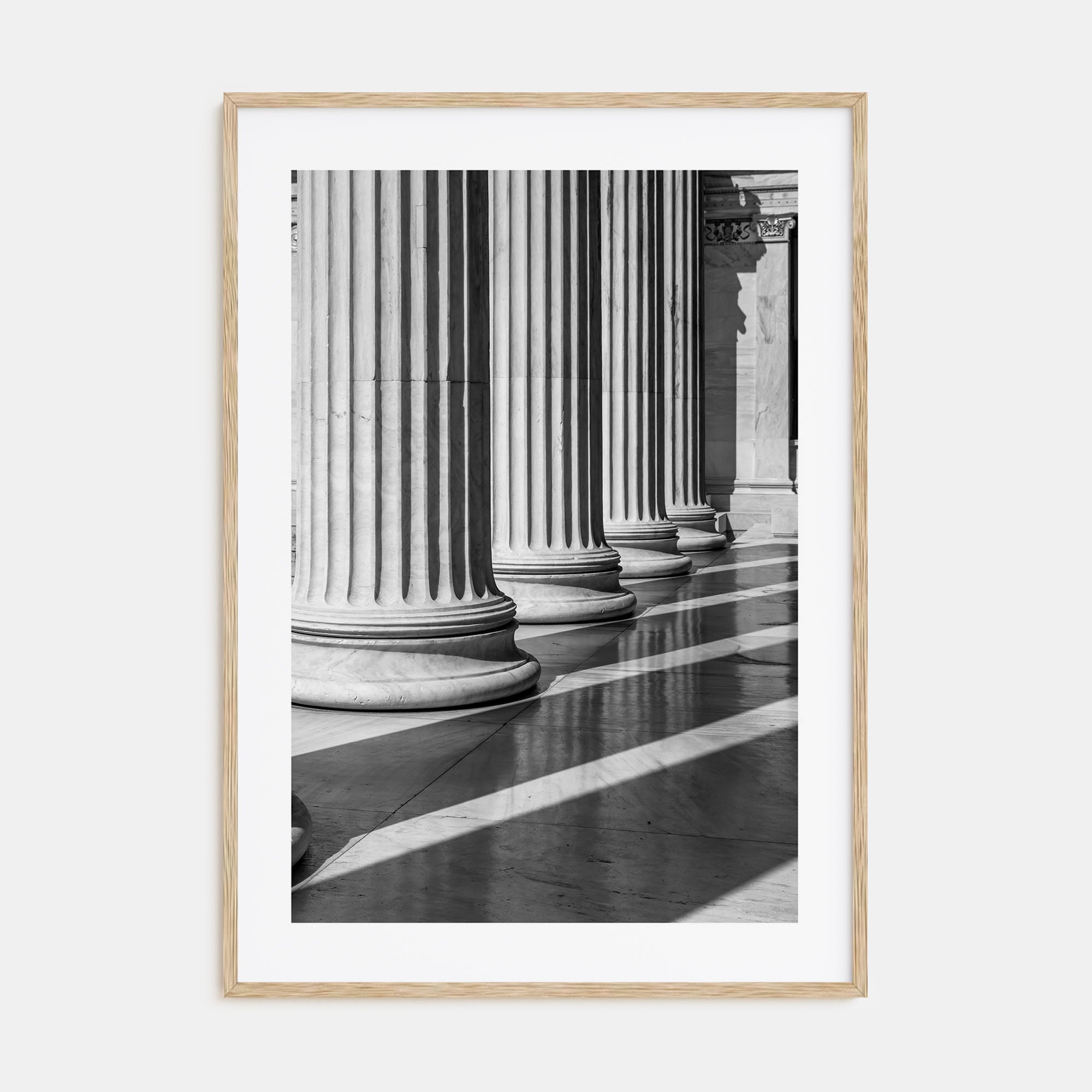 Athens, Greece Photo B&W No 2 Poster