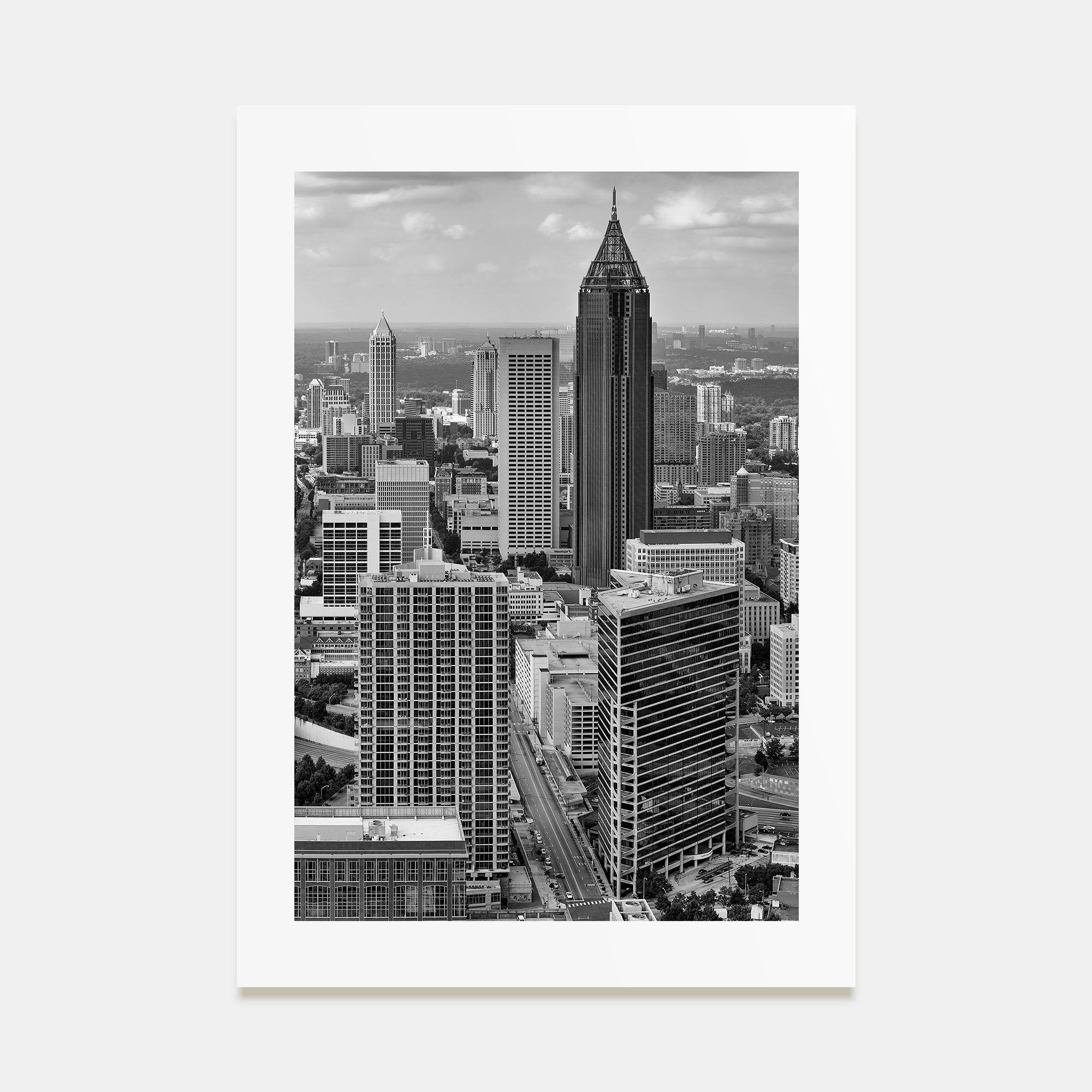 Atlanta Photo B&W No 2 Poster