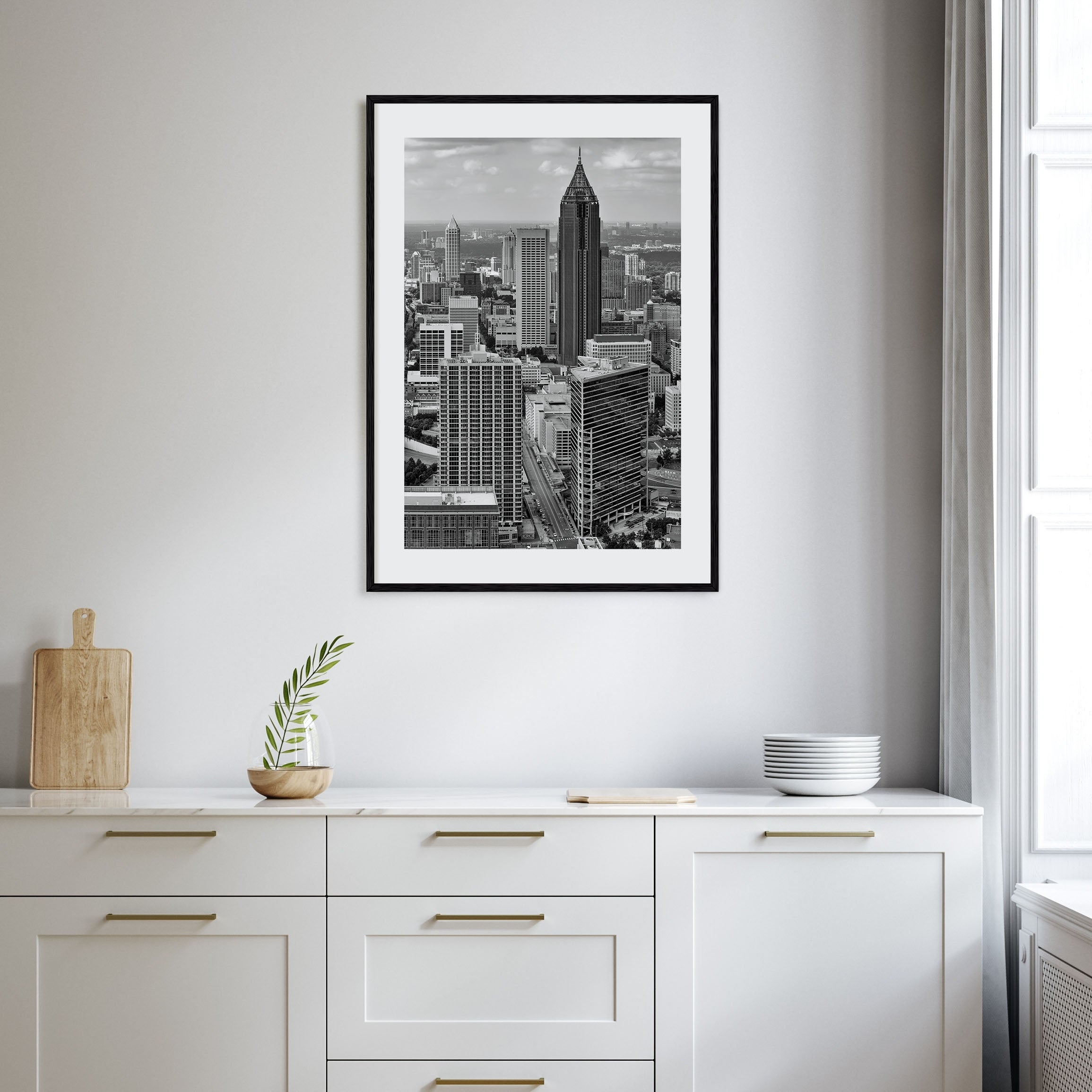 Atlanta Photo B&W No 2 Poster