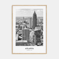 Atlanta Portrait B&W No 3 Poster